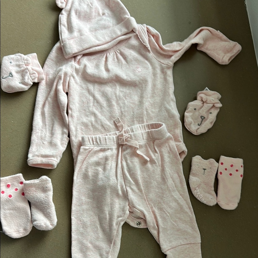Gap Pink baby One Piece Set
